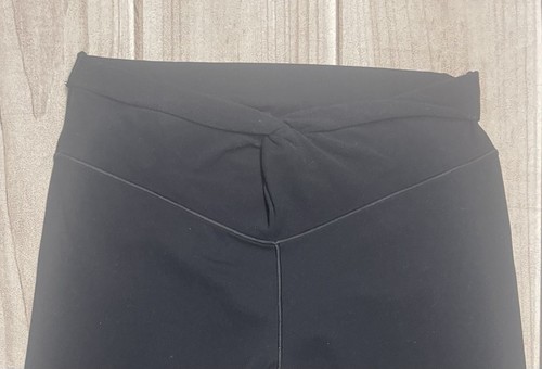 Offline by Aerie Size Large Real Me Crossover Waist Extra Flare Leggings Black - Picture 4 of 8