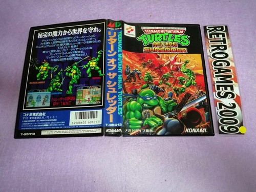 TURTLES NINJA SEGA MEGADRIVE JAPONES - Imagen 2 de 5