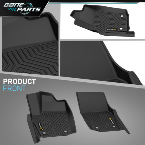 Fit For 2024-2025 Toyota Tacoma Double Cab All Weather TPE Floor Mats Liners - Picture 4 of 12