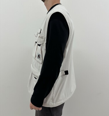 【7/5迄の出品となります】carhartt wip HAYES VEST Carhartt WIP Hayes Vest White Pebble Mens size XL | eBay