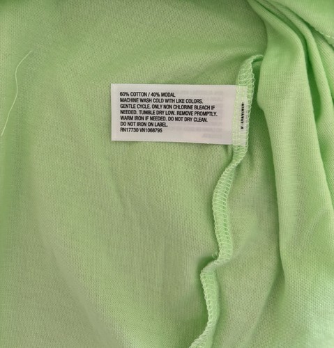 NWT Women's A New Day Size Medium Lime Green Sleeveless Crew Neck T-Shirt Top - Picture 4 of 5