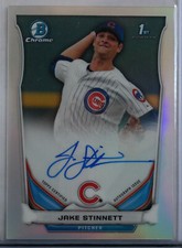 2014 Bowman Chrome Jake Stinnett 1st Bowman Refractor Auto (JT)