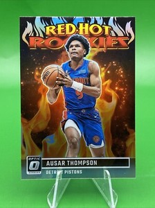 2023-24 Donruss Optic Ausar Thompson #8 Red Hot Rookies Insert SILVER HOLO