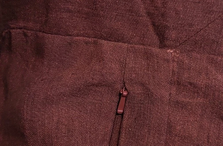 Hotel Collection 100% Lino STANDARD SHAM 20x28 Borgoña Rojo Oscuro Foto 2 de 4