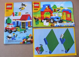Lego 6166 & 4626 Building Toy 853 Pieces With Tub and 2 Booklets Ages 4+