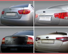 Rear lip wing Trunk Spoiler PAINTED White 1p For 11 12 Hyundai ix45 : YF Sonata