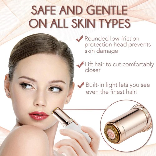 NEW Finishing Touch Painless Facial Hair Remover Discreet Pain-Free Epilator UK - Picture 4 of 30