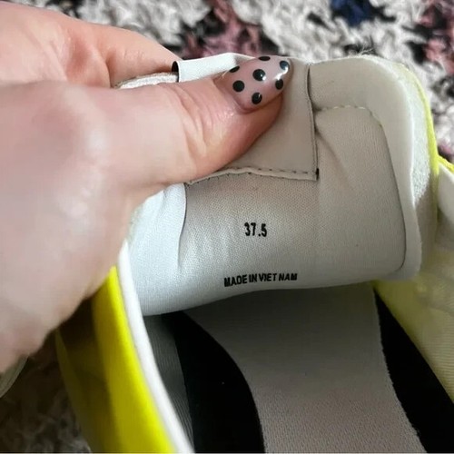 Rag & Bone Retro Runner Neon Yellow Sneakers 37.5 / US 7.5 - Picture 5 of 5