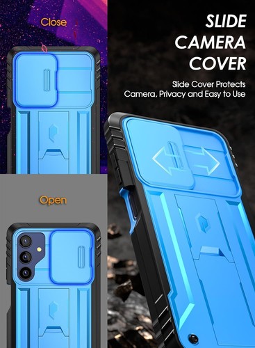 Funda Poética Para Galaxy A15 A25 A35 A55 con Pantalla Incorporada Deslizable Cámara Cubierta - Imagen 37 de 67