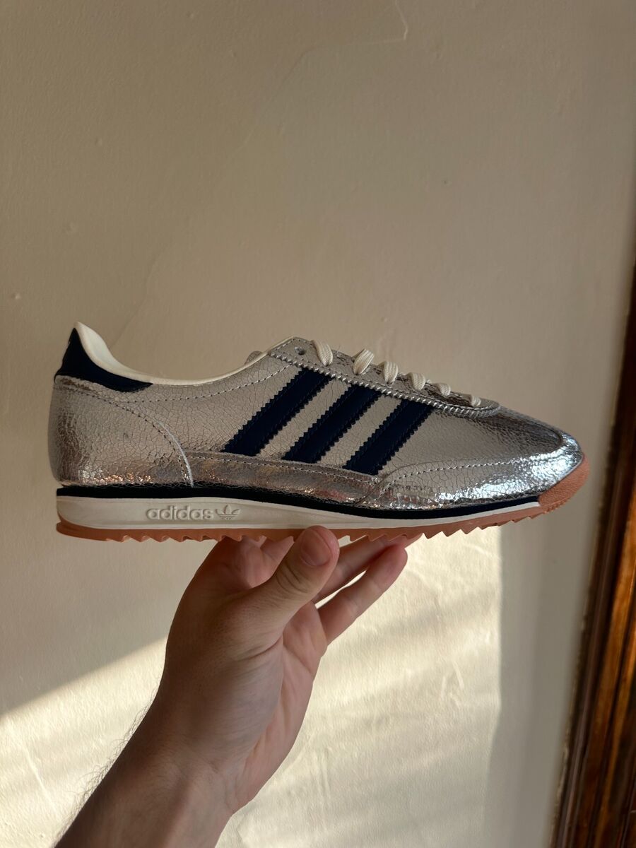 Adidas Originals SL 72 OG Silver metallic/Navy JH8654 Unisex Adidas Originals SL 72 OG Silver metallic/Navy JH8654 Unisex