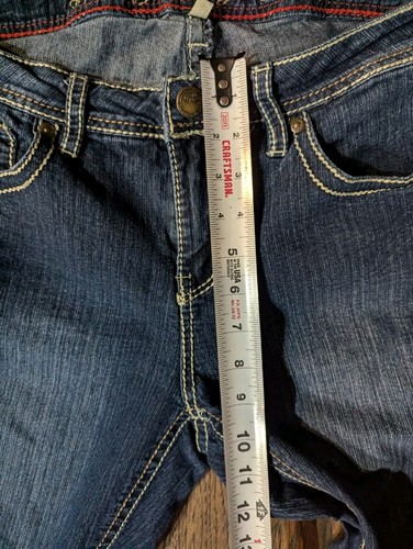 YMI Royalty Womens Medium Wash Bootcut Embroidery Jeans Size 10 Stretch Western - Picture 6 of 14