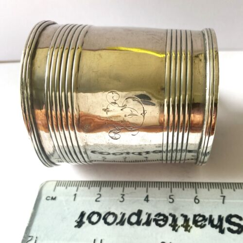 A George III Scottish reeded christening Tankard Edinburgh 1817, 89g - Picture 9 of 9