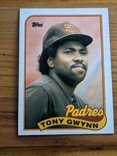 1989 Topps Baseball - #570 Tony Gwynn - Padres