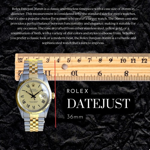 Rolex Mens Datejust 18KY Gold & Steel Green Dial 18Ky Fluted Bezel 36Mm Watch - Picture 15 of 21