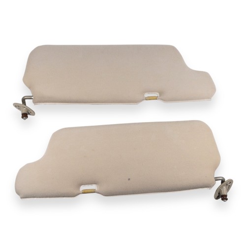 1988-1992 Daihatsu Charade Driver & Passenger Side Sun Visor Pair Set Tan Brown - Picture 4 of 6