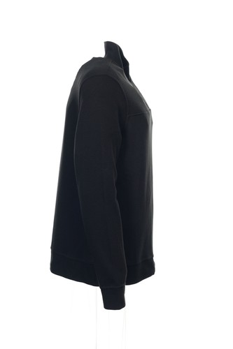 NWT INC International Concepts Black Half Zip Sweatshirt 1/2 S $50 - Picture 4 of 5