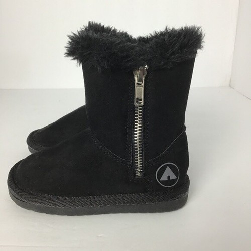 Airwalk Girl's Kid Boots Ankle Winter Booties Shoes Footwear Black Size 6 - Picture 5 of 8