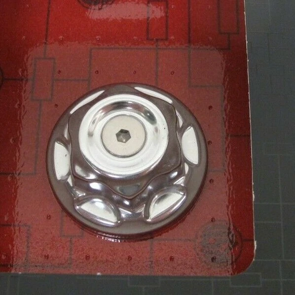 TUERCA DE VÁSTAGO DE DIRECCIÓN CROMADA DISEÑO ROLAND SANDS CON PERNO 84-13 HARLEY SOFTAIL DYNA Foto 3 de 4