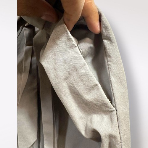 Cartonnier Anthropologie Tie Waist Paperbag Pants Size XS Gray Pockets Stretch - Picture 4 of 9