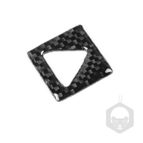 2x Cubierta de salida de ventilación de aire de consola central de fibra de carbono suave para Hummer H3 2006-2010 - Imagen 8 de 19