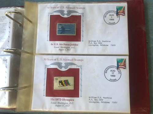 50 Jahre LUFTPOST Briefmarken Postgedenkverein 44 verschiedene Marken - Bild 4 von 7
