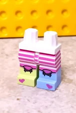 LEGO Shoes Two Colors Legs Learning to Get Dressed Striped Long Johns Young Kid