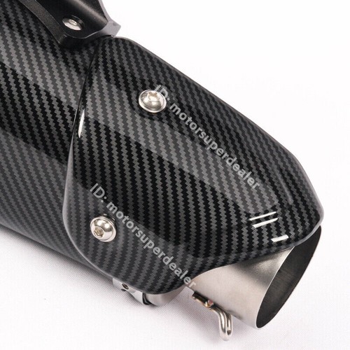 Sistema completo para silenciador de tubo de escape delantero Yamaha YZF R7 MT-07 FZ07 pintura de carbono - Imagen 9 de 12