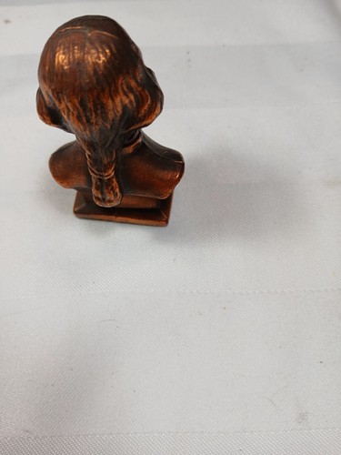 Busto vintage finitura metallo fuso/rame 2,5" lavabile - Foto 3 di 3