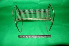 Vintage retro metal 7" record stand rack