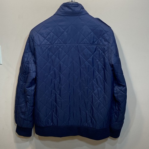 Helix Jacket Men's Large L Blue Bomber Style Nylon Shell Quilted Wicking A24 - Picture 3 of 5
