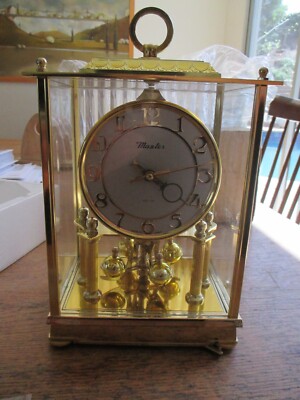 メルボン Nisshin 日新時計工業 master 400 DAY Nisshin M-448 Master 400 day Anniversary VTG Mantle Clock