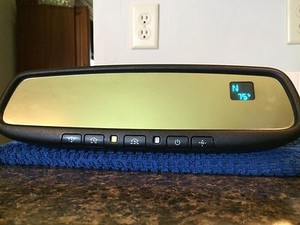 Gentex-453-Homelink-Mirror-with-Autodim-and-Compass-And-Temp-Green-Display