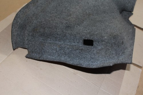 GENUINE BMW E34 SEDAN REAR PANEL TRUNK RIGHT LUGGAGE COMPARTMENT CARPET GRAY OEM - Picture 6 of 8