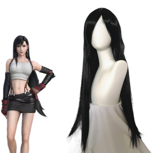 Cosplay Final Fantasy Tifa Reno Aerith Cloud Noctis Wigs Halloween Hairpiece - Picture 30 of 31