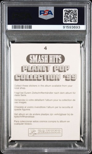 1998 Panini Smash Hits Planet Pop Collection '98 Aqua #4 PSA 5 POP 1 Barbie Girl - Picture 2 of 3