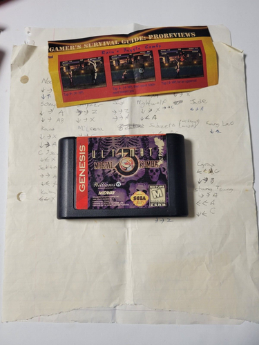 Ultimate Mortal Kombat 3 Sega Genesis (with box) - Picture 8 of 8