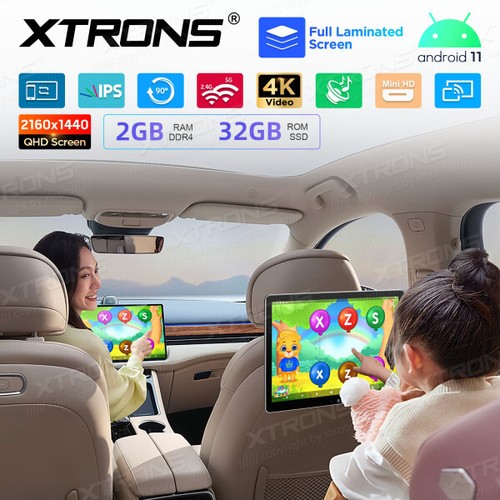 2pc Android 11 Auto Kopfstütze 2.5D HD Monitor 2160*1440 4K --- - Bild 14 von 17