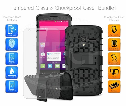 Shockproof Kickstand Case for Google Pixel & Tempered Glass Screen Protector - 第 2/73 張圖片