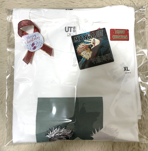 NWT Uniqlo T-Shirt size XL (US L) Jujutsu Kaisen Satoru Gojo〔US Duties Included〕 - Picture 3 of 4
