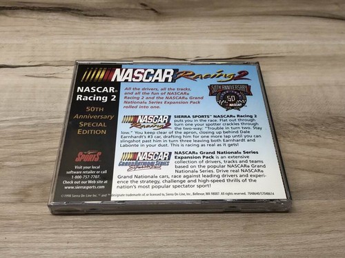 NASCAR RACING 2 Special Edition 50th Anniversary for PC WIN 95/DOS Big Box - Picture 13 of 14