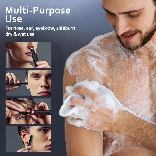 Nose Hair Trimmer for Men and Women Painless Waterproof Removal Clipper - Picture 3 of 6