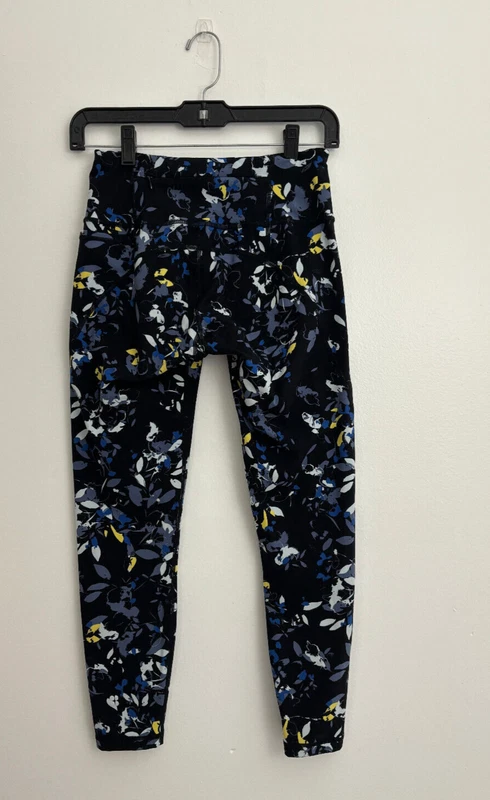 sweaty-betty power floral print 7/8 length athletic pants