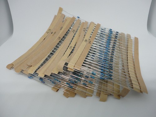 600Pcs Kit Set 30 Values x 20 Each 1/4W 1% Metal Film Resistors Pack 10R-1M OHMS - Picture 2 of 10