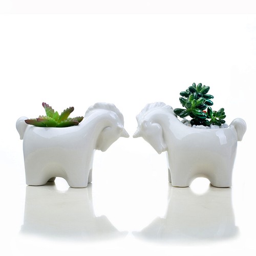 Small Succulent Containers Mermaid Succulent Ceramics Succulent Plant Pots - Picture 7 of 12