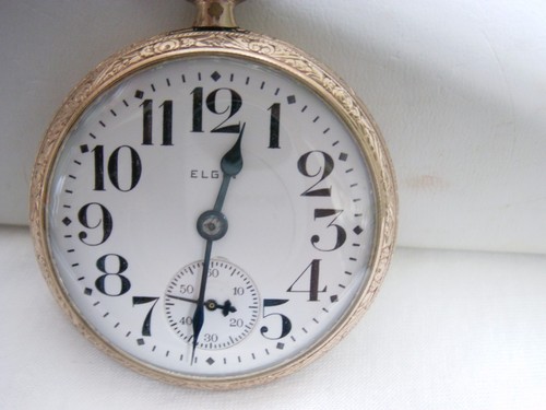 ELGIN POCKET WATCH OPEN FACE - Picture 2 of 10