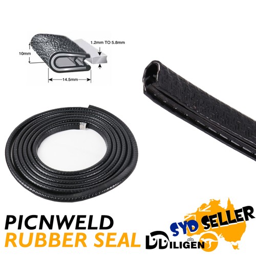 Flexible Rubber Edge Trim Pinchweld U Channel Protect Sharp Toolbox Marine Seals - Picture 20 of 20