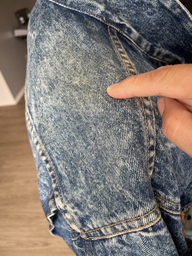 Vintage Guess Ageorges Margano Cropped Denim Jacket USA Y2k 90’s Women’s Medium - Picture 10 of 11