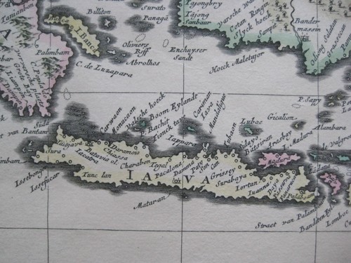 Original 1662 Map SOUTHEAST ASIA India Philippines Siam Sumatra Java Taiwan Laos - Picture 5 of 14