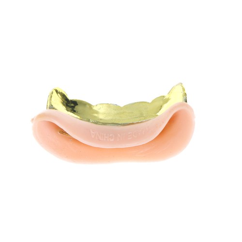 1pc Bling Grill Grillz Fake Teeth Bulk Halloween Birthday Party Gold Silve _-*- - Afbeelding 10 van 12
