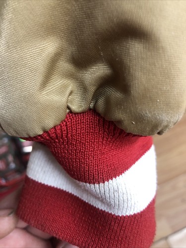 Chaqueta de fútbol americano vintage de los 80 NFL Chalkline San Francisco 49ers espalda deletreada - Imagen 8 de 9